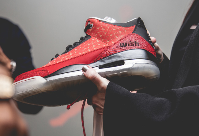 aj3慈善 AJ3慈善 Air Jordan 3 "DB" Wish Atlanta 特别版高清图赏