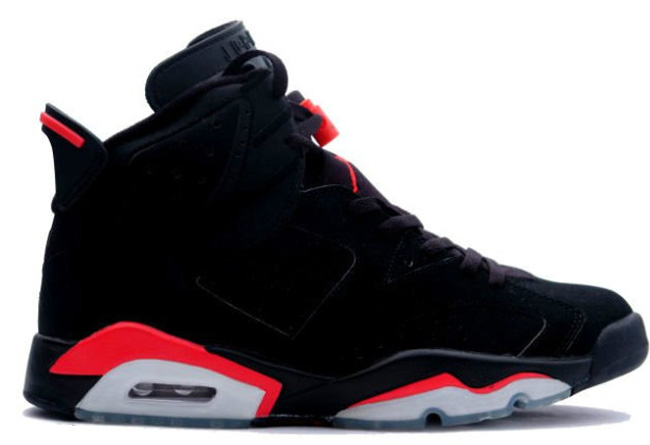 AJ6黑红外线 黑红 AJ6黑红 Air Jordan 6 黑红或在 2014 年黑色星期五发售