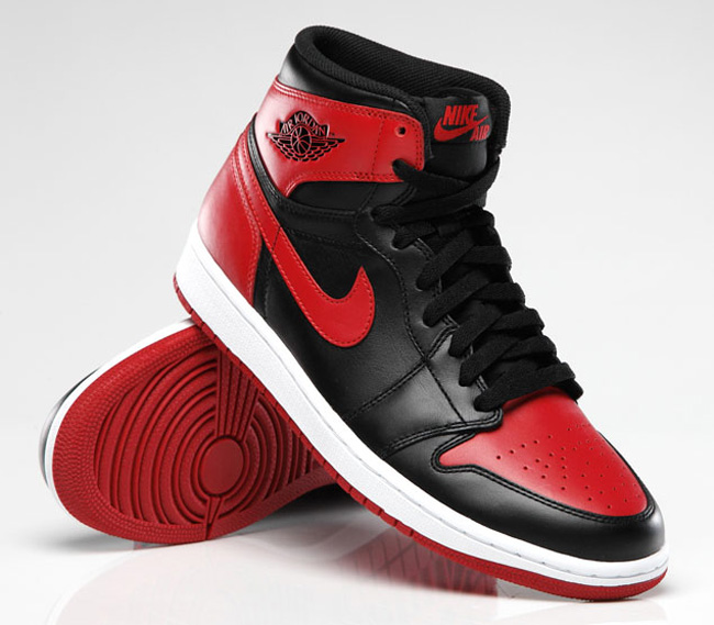 AJ1黑红,AJ1樱木,Air Jordan 1 Bred, AJ1黑红樱木 Air Jordan 1 Retro OG Hi "Bred" 官方发售信息