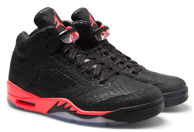 AJ5黑红外全爆裂,AJ5,Air Jordan 5 3La AJ5黑红外全爆裂 Air Jordan 3Lab5 "Infrared" 官方发售信息