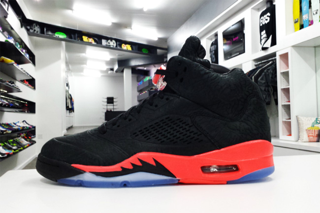 AJ5黑红爆裂上海发售,AJ5黑红外爆裂,AJ5全爆裂,A AJ5黑红爆裂上海北京发售 Air Jordan 3Lab5 "Infrared" 国内实体发售信息
