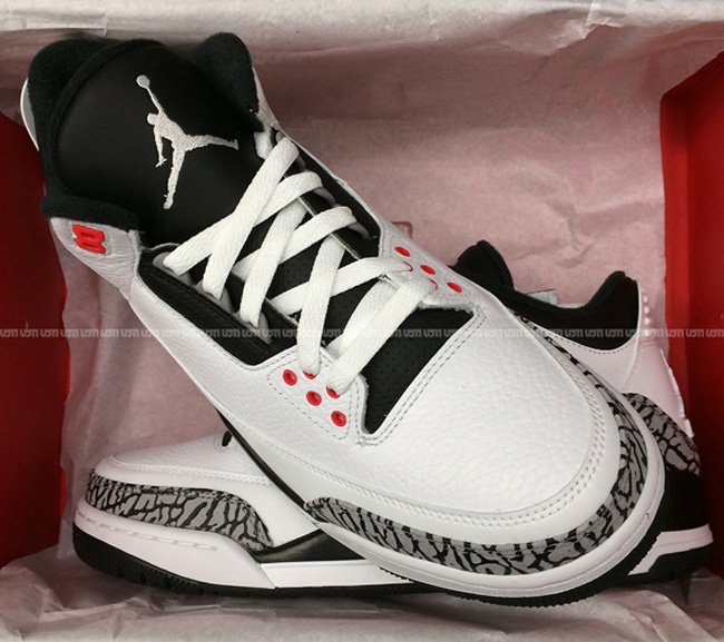 Air Jordan 3,AJ3 Air Jordan 3 “Infrared 23″更多实物曝光