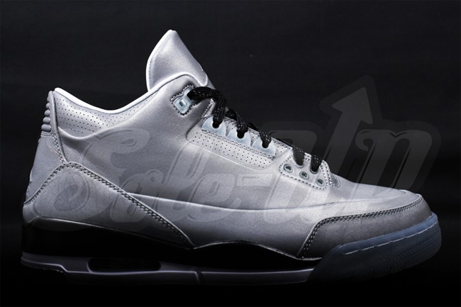 5Lab3,Air Jordan 3 5Lab3 Refle AJ3 5Lab3 631603-003 全反光 Air Jordan 3 5Lab3 "Reflective" 高清图赏