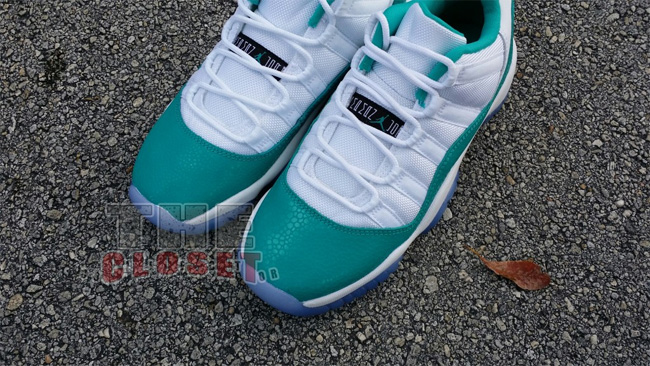AJ11 LOW,Air Jordan 11 Low,AJ1 AJ11 LOW 580521-143 Air Jordan 11 Low GS "Aqua Safari"实物图赏