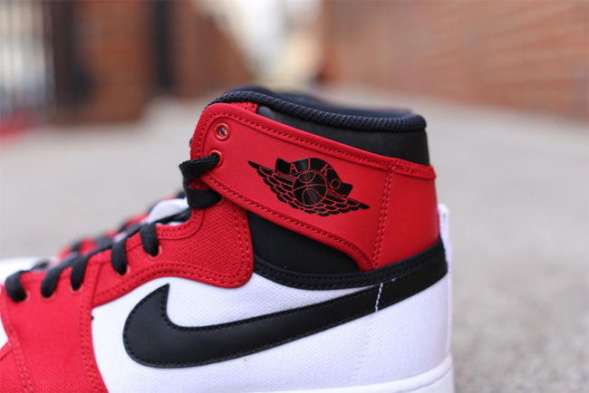AJKO,638471-101,AJ1,Air Jordan 帆布AJKO 638471-101 Air Jordan 1 KO "Chicago" 实物照片