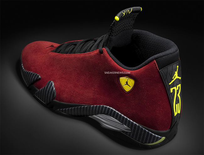 AJ14,Air Jordan 14 AJ14 2014发售 Air Jordan 14 "Red Suede" 红色麂皮高清图赏