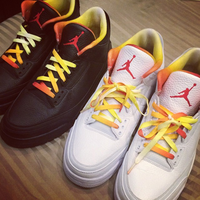 AJ3,Air Jordan 3 AJ3停产回归OVO Air Jordan 3 "Drake" PE 黑白双色曝光 AJ3,Air Jordan 3 AJ3停产回归OVO Air Jordan 3 "Drake" PE 黑白双色曝光