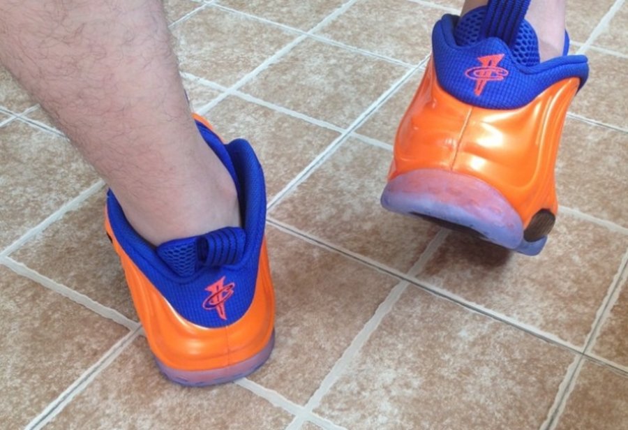 Foamposite One,Foamposite 纽约尼克斯喷斯派克李发售信 Nike Air Foamposite One “Knicks” 上脚实拍 Foamposite One,Foamposite 纽约尼克斯喷斯派克李发售信 Nike Air Foamposite One “Knicks” 上脚实拍