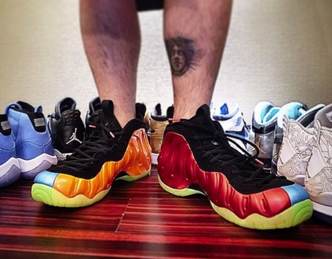 Foamposite Pro,Foamposite Nike Air Foamposite Pro "What The" 实物上脚 Foamposite Pro,Foamposite Nike Air Foamposite Pro "What The" 实物上脚