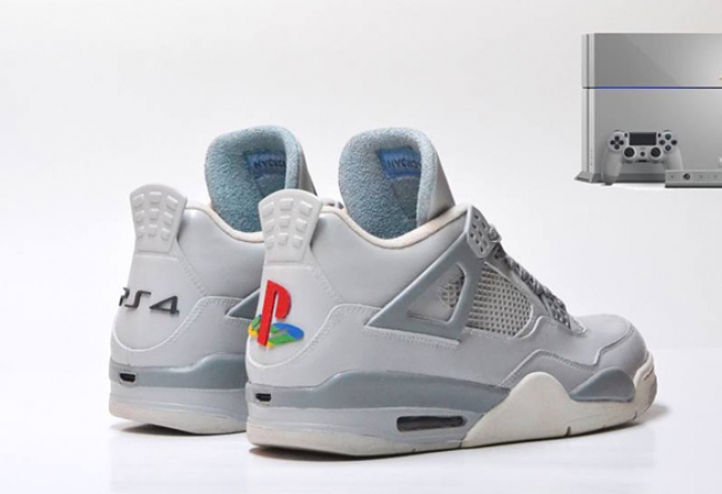 AJ4,Air Jordan 4 AJ4 PS4 x Air Jordan 4 “20th Anniversary” 私人定制鞋款 AJ4,Air Jordan 4 AJ4 PS4 x Air Jordan 4 “20th Anniversary” 私人定制鞋款