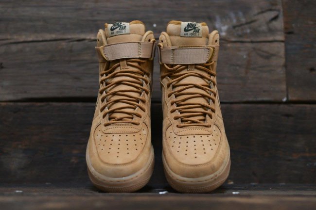 806403-200,AF1,Air Force 1 806403-200AF1高帮 Nike Air Force 1 High “Wheat” 实物近赏 806403-200,AF1,Air Force 1 806403-200AF1高帮 Nike Air Force 1 High “Wheat” 实物近赏