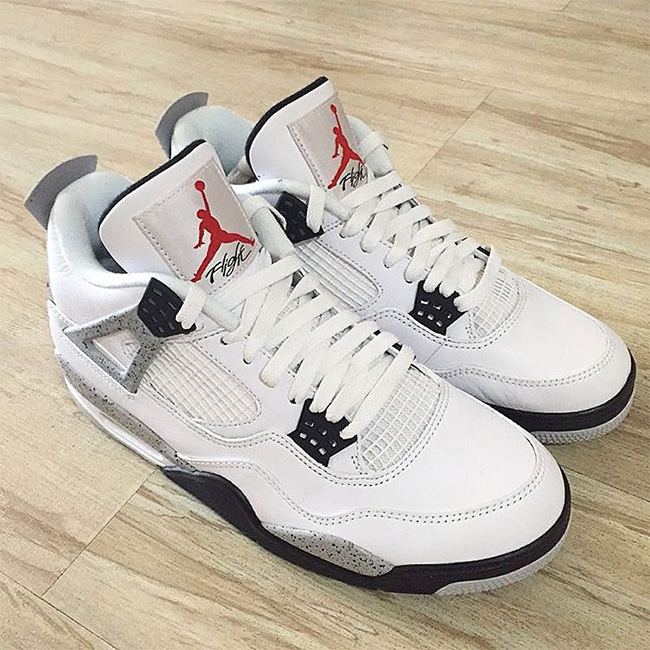 308496-104,AJ4,Air Jordan 4 840606-192AJ4 Air Jordan 4 OG “White Cement” 2016 上脚实拍 308496-104,AJ4,Air Jordan 4 840606-192AJ4 Air Jordan 4 OG “White Cement” 2016 上脚实拍