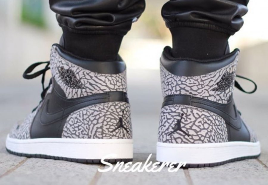 839115-013,AJ1,Air Jordan 1 839115-013AJ1爆裂纹 Unsupreme Air Jordan 1 “Black Elephant Print” 上脚实拍 839115-013,AJ1,Air Jordan 1 839115-013AJ1爆裂纹 Unsupreme Air Jordan 1 “Black Elephant Print” 上脚实拍