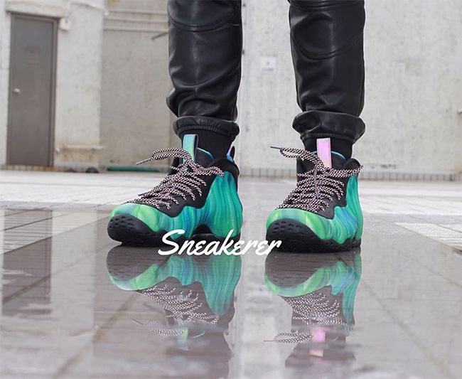 840559-001,Foamposite One,Foam 840559-001极光喷 Nike Air Foamposite One 极光喷上脚实拍 840559-001,Foamposite One,Foam 840559-001极光喷 Nike Air Foamposite One 极光喷上脚实拍