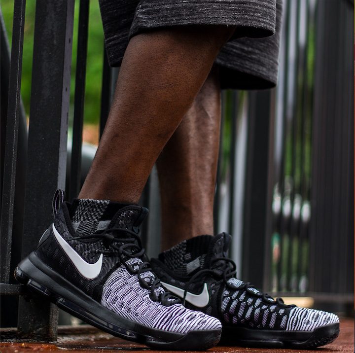 843392-010,KD9,Nike 843392-010 KD 9 “Black White” 实物展示 & 上脚实拍 843392-010,KD9,Nike 843392-010 KD 9 “Black White” 实物展示 & 上脚实拍