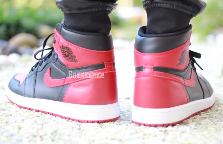 nike,aj1 Air Jordan 1 Retro High OG “Banned” 上脚欣赏 nike,aj1 Air Jordan 1 Retro High OG “Banned” 上脚欣赏