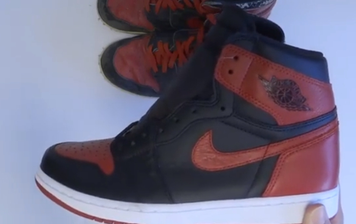 AJ1黑红,Air Jordan 1,AJ1,555088- 能否忠于元年?2016 黑红 1 与 OG 视频对比 AJ1黑红,Air Jordan 1,AJ1,555088- 能否忠于元年?2016 黑红 1 与 OG 视频对比