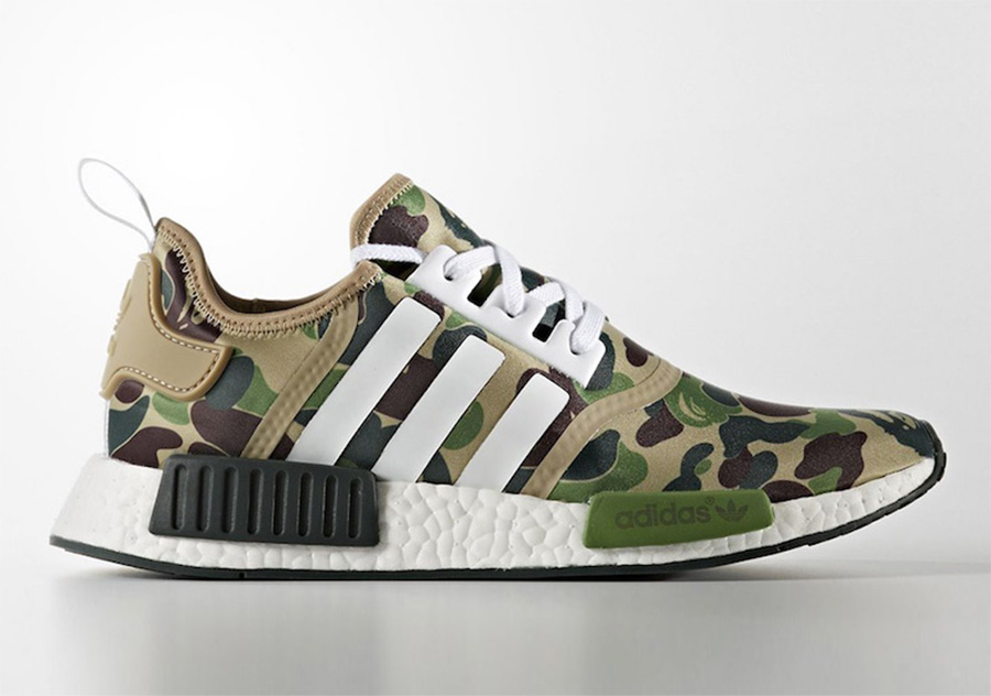 BAPE,NMD BAPE x adidas NMD 双色货号释出 BAPE,NMD BAPE x adidas NMD 双色货号释出