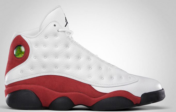 AJ13,Air Jordan 13 元年细节呈现!Air Jordan 13 白红实物曝光 AJ13,Air Jordan 13 元年细节呈现!Air Jordan 13 白红实物曝光