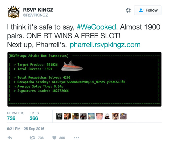 Yeezy 350 Boost,Yeezy 椰子也成重灾区!BOT 抢鞋机器人肆虐全球! Yeezy 350 Boost,Yeezy 椰子也成重灾区!BOT 抢鞋机器人肆虐全球!