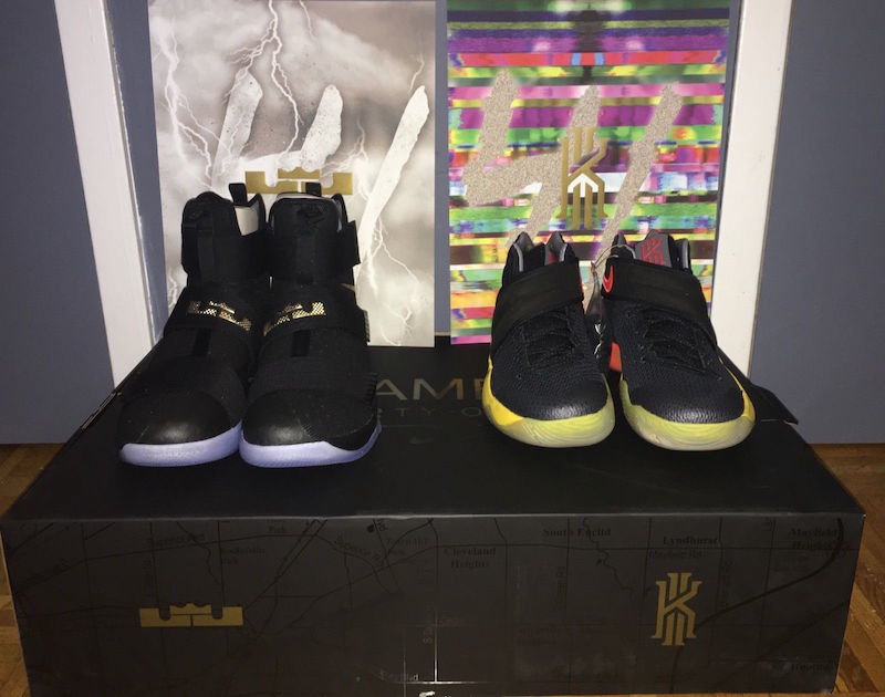 Nike,LeBron Soldier 10,Kyrie 2 Game 5 冠军套装!詹姆斯和欧文冠军套装实物近赏 Nike,LeBron Soldier 10,Kyrie 2 Game 5 冠军套装!詹姆斯和欧文冠军套装实物近赏