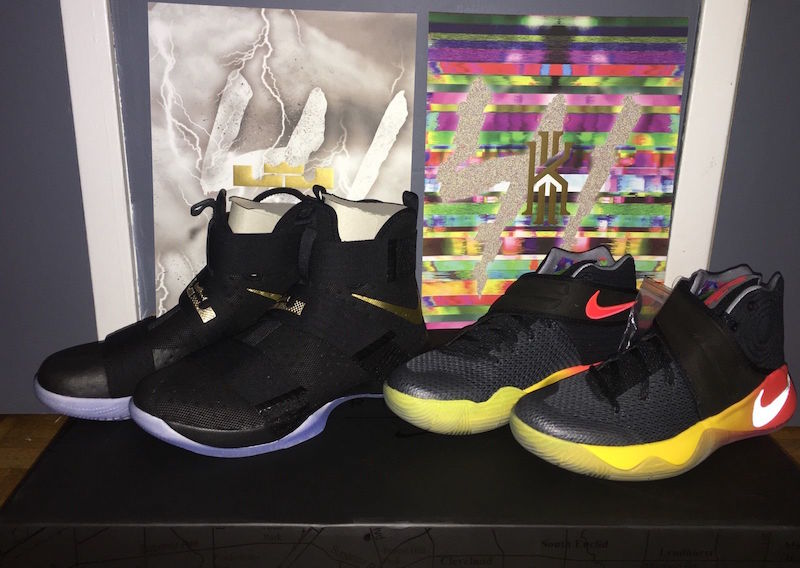 Nike,LeBron Soldier 10,Kyrie 2 Game 5 冠军套装!詹姆斯和欧文冠军套装实物近赏 Nike,LeBron Soldier 10,Kyrie 2 Game 5 冠军套装!詹姆斯和欧文冠军套装实物近赏