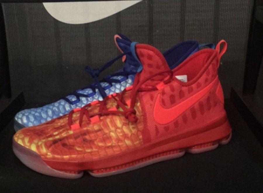Nike,KD 9 冰与火鸳鸯配色!Nike KD 9 “Fire & Ice” 发售信息 Nike,KD 9 冰与火鸳鸯配色!Nike KD 9 “Fire & Ice” 发售信息