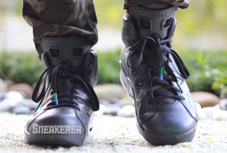 AJ6,Air Jordan 6,384664-101 刮刮乐不明显?!Air Jordan 6 “Chameleon” 实物上脚 AJ6,Air Jordan 6,384664-101 刮刮乐不明显?!Air Jordan 6 “Chameleon” 实物上脚