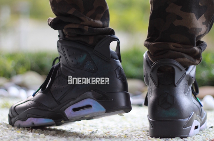 AJ6,Air Jordan 6,384664-101 刮刮乐不明显?!Air Jordan 6 “Chameleon” 实物上脚 AJ6,Air Jordan 6,384664-101 刮刮乐不明显?!Air Jordan 6 “Chameleon” 实物上脚