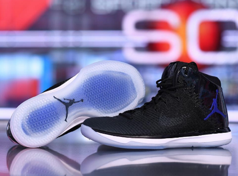 Air Jordan 31,AJ31,845037-002 ESPN 主持人节目现场展示大灌篮 Air Jordan 31 Air Jordan 31,AJ31,845037-002 ESPN 主持人节目现场展示大灌篮 Air Jordan 31