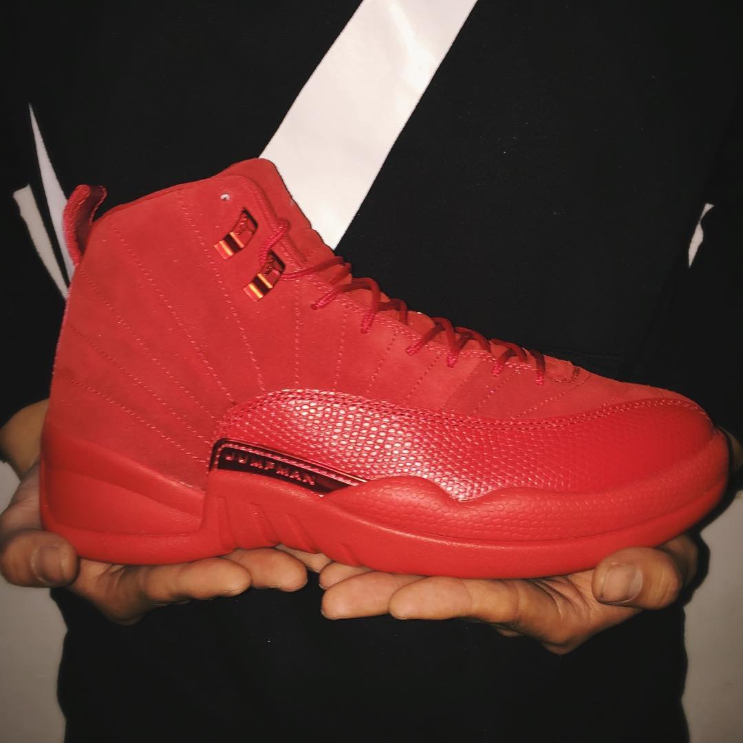 AJ12,Air Jordan 12 红色麂皮!Air Jordan 12 “Red Suede” 图片曝光 AJ12,Air Jordan 12 红色麂皮!Air Jordan 12 “Red Suede” 图片曝光