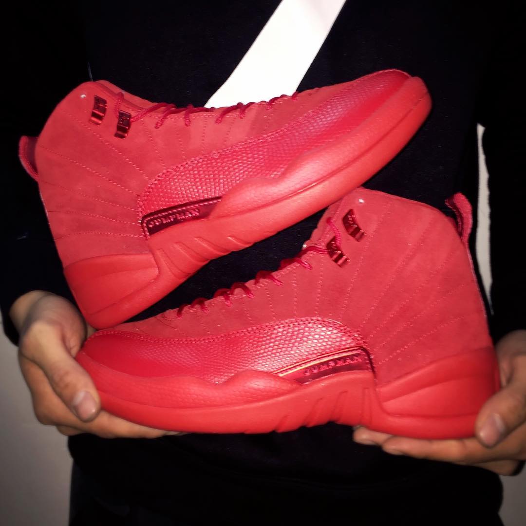 AJ12,Air Jordan 12 红色麂皮!Air Jordan 12 “Red Suede” 图片曝光 AJ12,Air Jordan 12 红色麂皮!Air Jordan 12 “Red Suede” 图片曝光