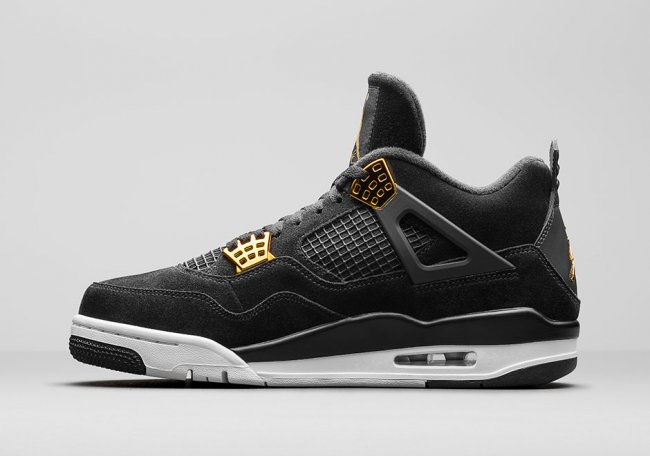 AJ4,Air Jordan 4 黑金人气款式 Air Jordan 4 “Royalty” 将以全家族尺码发售 AJ4,Air Jordan 4 黑金人气款式 Air Jordan 4 “Royalty” 将以全家族尺码发售