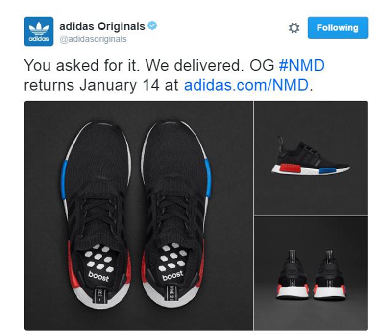 adidas,NMD,OG 原价入手!初代 NMD OG 配色将于近期再度上架 adidas,NMD,OG 原价入手!初代 NMD OG 配色将于近期再度上架