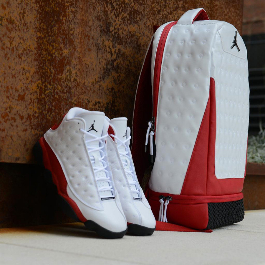 9A1898-001,Air Jordan 13,AJ13 9A1898-001-023 白红 Air Jordan 13 同款背包海外已经发售 9A1898-001,Air Jordan 13,AJ13 9A1898-001-023 白红 Air Jordan 13 同款背包海外已经发售