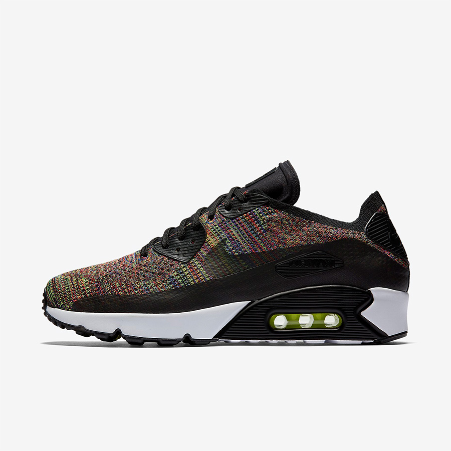 875943-002,Air Max 90,Nike 875943-002 脚感完美!黑彩虹配色 Nike Air Max 90 Ultra Flyknit 来了! 875943-002,Air Max 90,Nike 875943-002 脚感完美!黑彩虹配色 Nike Air Max 90 Ultra Flyknit 来了!