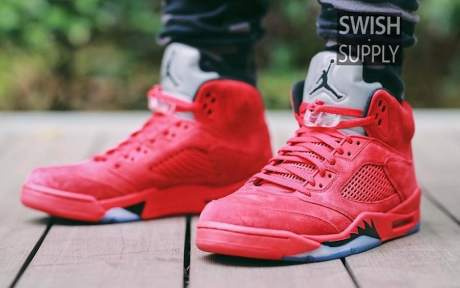 Air Jordan 5,AJ5,Red Suede,136 红色旋风!提前感受 Air Jordan 5 “Red Suede” 上脚美图 Air Jordan 5,AJ5,Red Suede,136 红色旋风!提前感受 Air Jordan 5 “Red Suede” 上脚美图