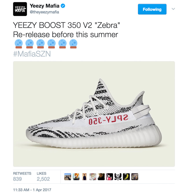 CP9654,Yeezy 350 Boost,Yeezy 3 CP9654 白斑马 Yeezy 350 Boost V2 “Zebra” 可能会再度发售! CP9654,Yeezy 350 Boost,Yeezy 3 CP9654 白斑马 Yeezy 350 Boost V2 “Zebra” 可能会再度发售!