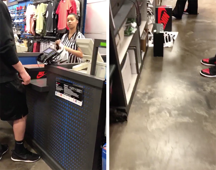 AJ1,Air Jordan 1 555088-007AJ1 Foot Locker 黑蓝 Air Jordan 1 发售 “开后门” 视频被曝光! AJ1,Air Jordan 1 555088-007AJ1 Foot Locker 黑蓝 Air Jordan 1 发售 “开后门” 视频被曝光!