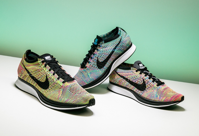 Flyknit Racer,Nike,526628-304 都叫彩虹编织,这三款 Multicolor 到底有何不同! Flyknit Racer,Nike,526628-304 都叫彩虹编织,这三款 Multicolor 到底有何不同!