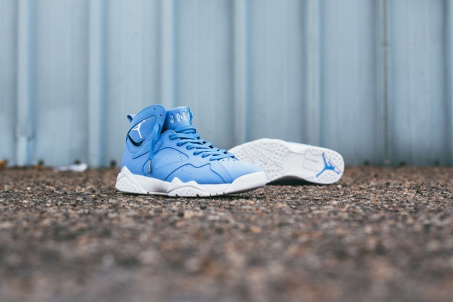 Air Jordan 7,AJ7,Pantone 纯正北卡蓝!Air Jordan 7 “Pantone” 实物抢先近览 Air Jordan 7,AJ7,Pantone 纯正北卡蓝!Air Jordan 7 “Pantone” 实物抢先近览