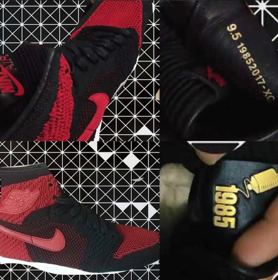 Air Jordan 1,AJ1,Flyknit 暗藏细节!Air Jordan 1 “Bred” Flyknit 实物版本! Air Jordan 1,AJ1,Flyknit 暗藏细节!Air Jordan 1 “Bred” Flyknit 实物版本!