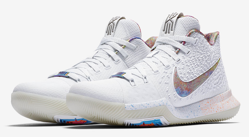 Nike, Kyrie 3,942206-001 这双绚丽多彩的 Kyrie 3 EYBL 将于本周发售! Nike, Kyrie 3,942206-001 这双绚丽多彩的 Kyrie 3 EYBL 将于本周发售!