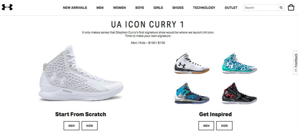 Under Armour,UA ICON,Curry 1 UA ICON 将会火起来!Under Armour 开启全新定制服务! Under Armour,UA ICON,Curry 1 UA ICON 将会火起来!Under Armour 开启全新定制服务!