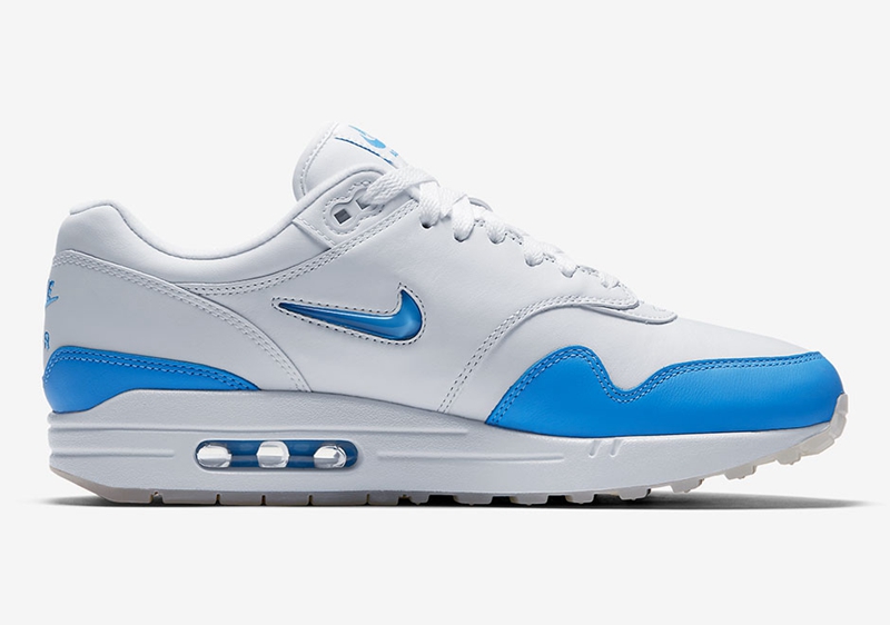 Nike,Air Max 1,SC Jewel,Univer 复古迷你勾!Air Max 1 Jewel “University Blue” 七月登场 Nike,Air Max 1,SC Jewel,Univer 复古迷你勾!Air Max 1 Jewel “University Blue” 七月登场