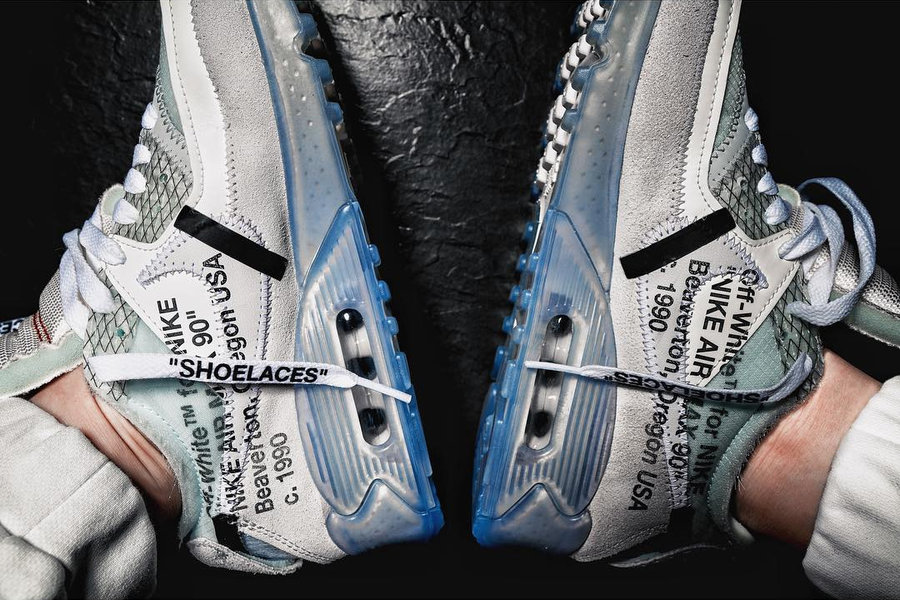 OFF-WHITE,Air Max 90,NikeLab OFF-WHITE x NikeLab Air Max 90 上脚展示 OFF-WHITE,Air Max 90,NikeLab OFF-WHITE x NikeLab Air Max 90 上脚展示