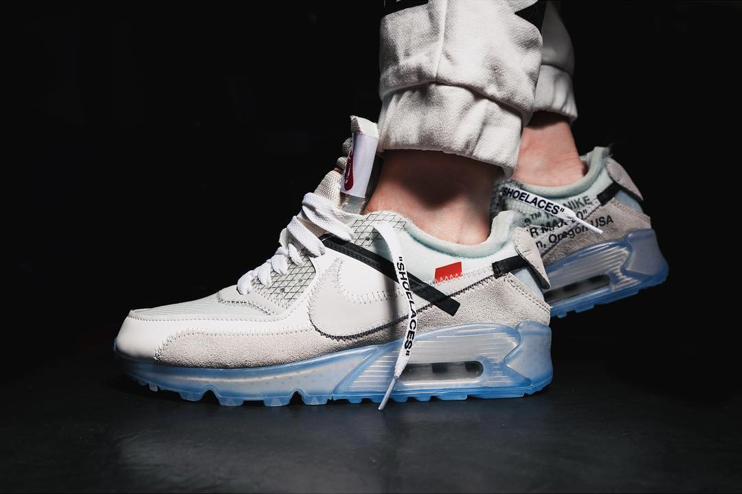 OFF-WHITE,Air Max 90,NikeLab OFF-WHITE x NikeLab Air Max 90 上脚展示 OFF-WHITE,Air Max 90,NikeLab OFF-WHITE x NikeLab Air Max 90 上脚展示