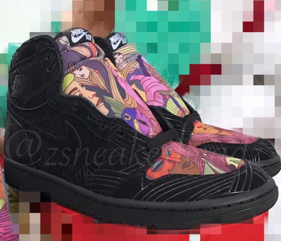 AJ1,Air Jordan 1 艳丽涂鸦镭射细节!全新配色 Air Jordan 1 风格另类 AJ1,Air Jordan 1 艳丽涂鸦镭射细节!全新配色 Air Jordan 1 风格另类