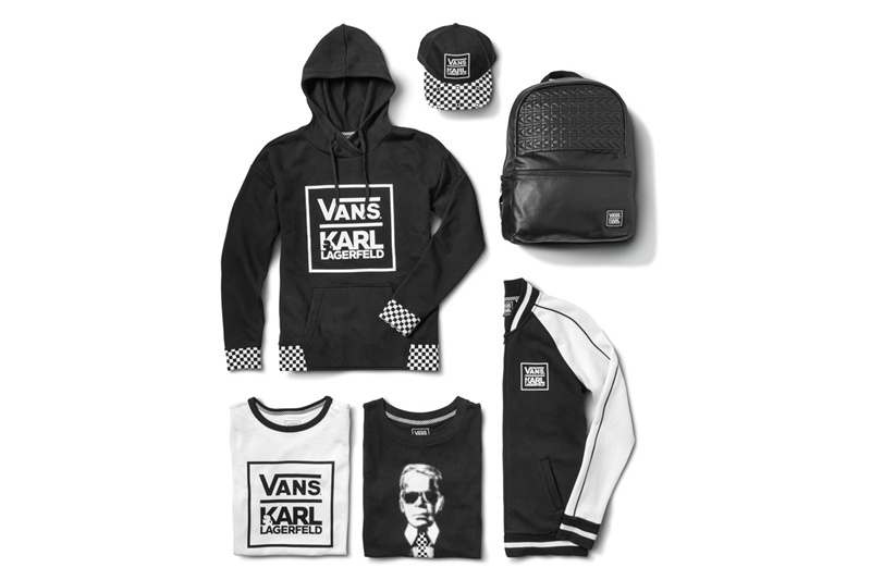 Karl Lagerfeld,Vans 简约黑白风!老佛爷 x Vans 联名系列型录发布 Karl Lagerfeld,Vans 简约黑白风!老佛爷 x Vans 联名系列型录发布