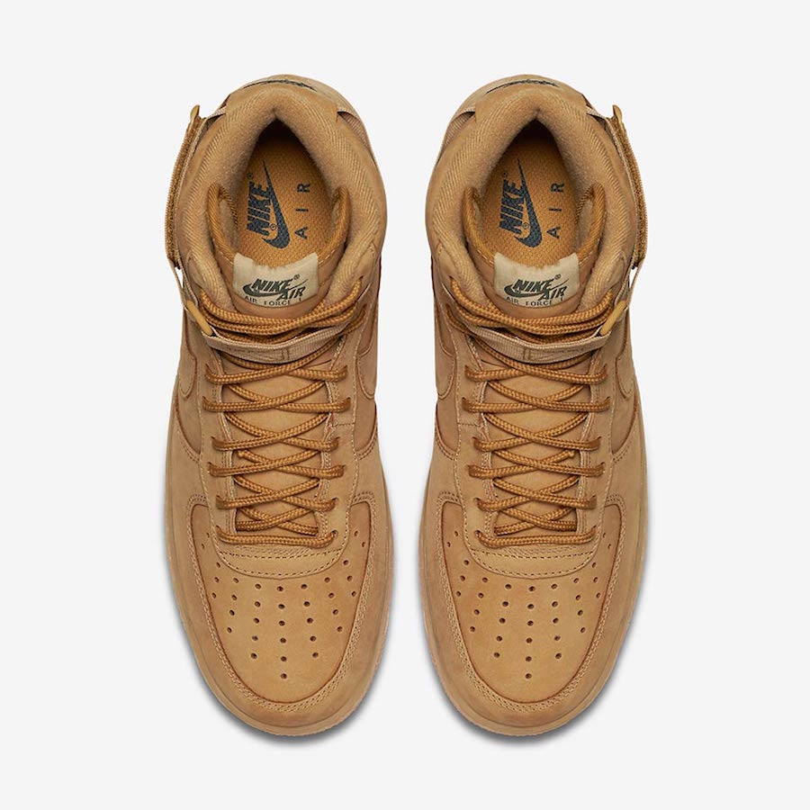 Nike,Air Force 1 High,882096-2 小麦回归!人气配色 Air Force 1 High “Flax” 十月发售 Nike,Air Force 1 High,882096-2 小麦回归!人气配色 Air Force 1 High “Flax” 十月发售